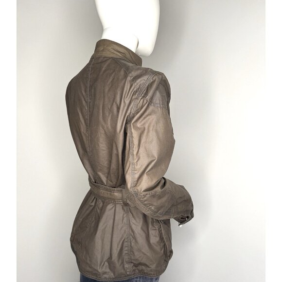 Belstaff Roadmaster Size 46 M Brown Waxed Cotton Motorcycle Jacket women’s - Picture 8 of 16